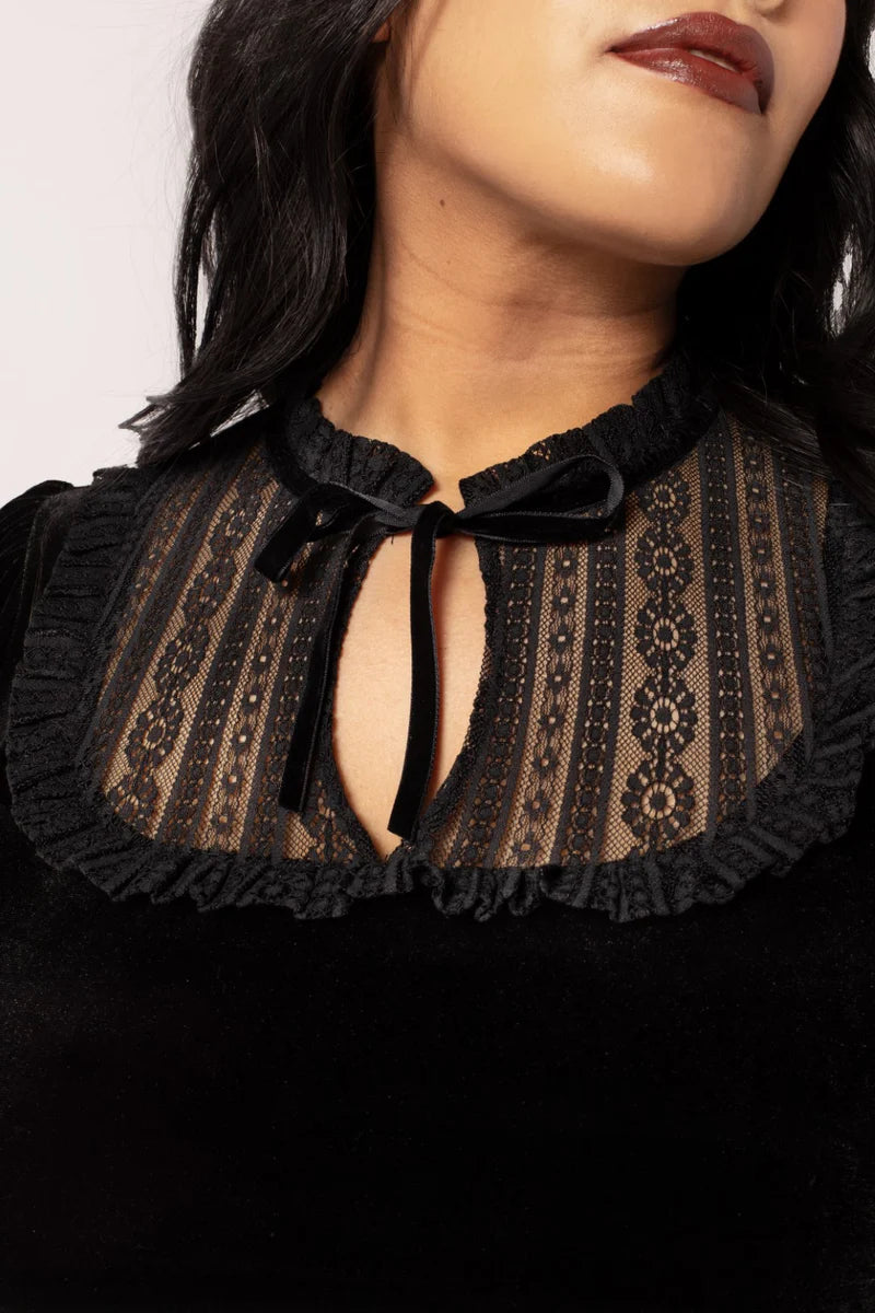 Mourning Top Black