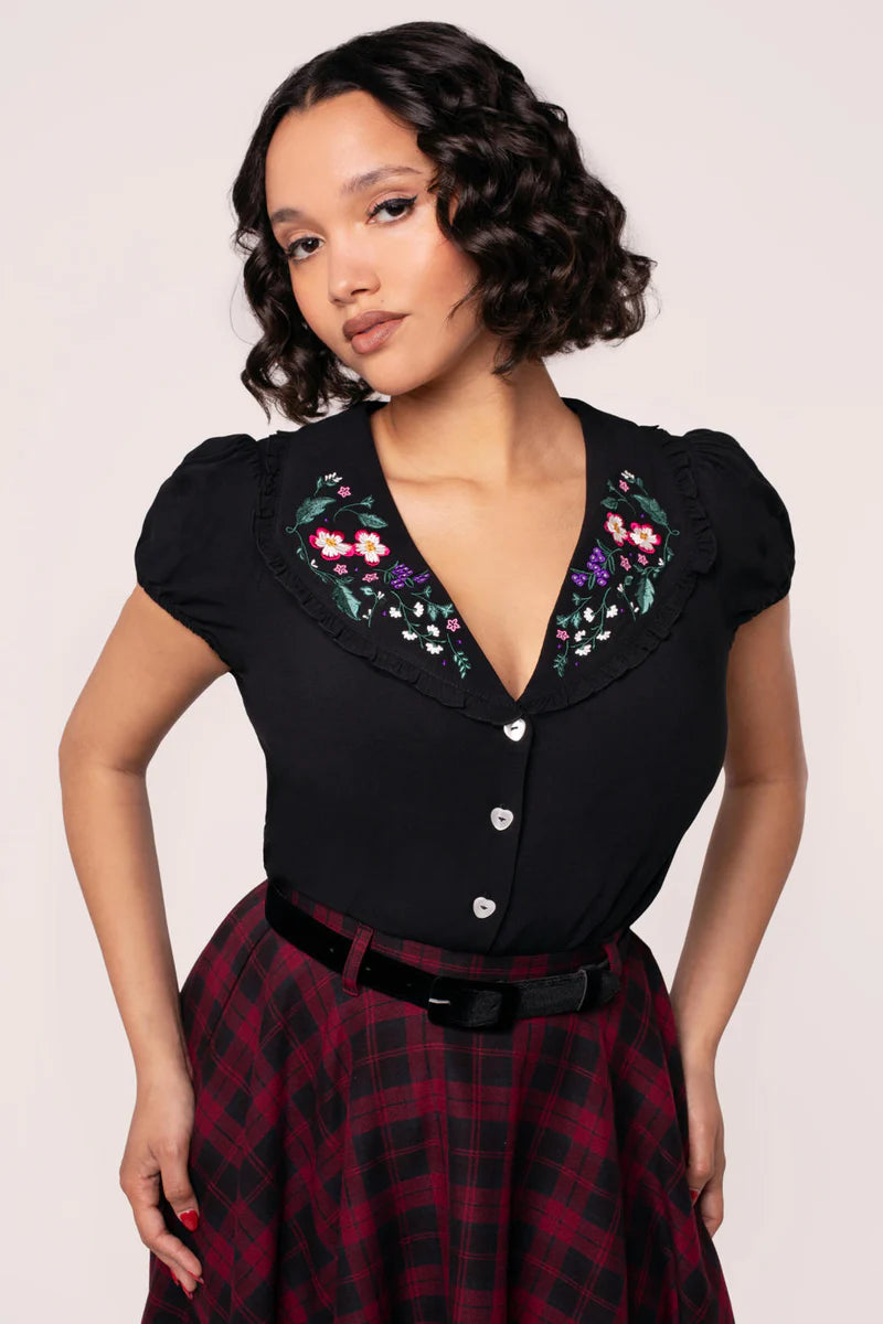 Winnie Blouse Black