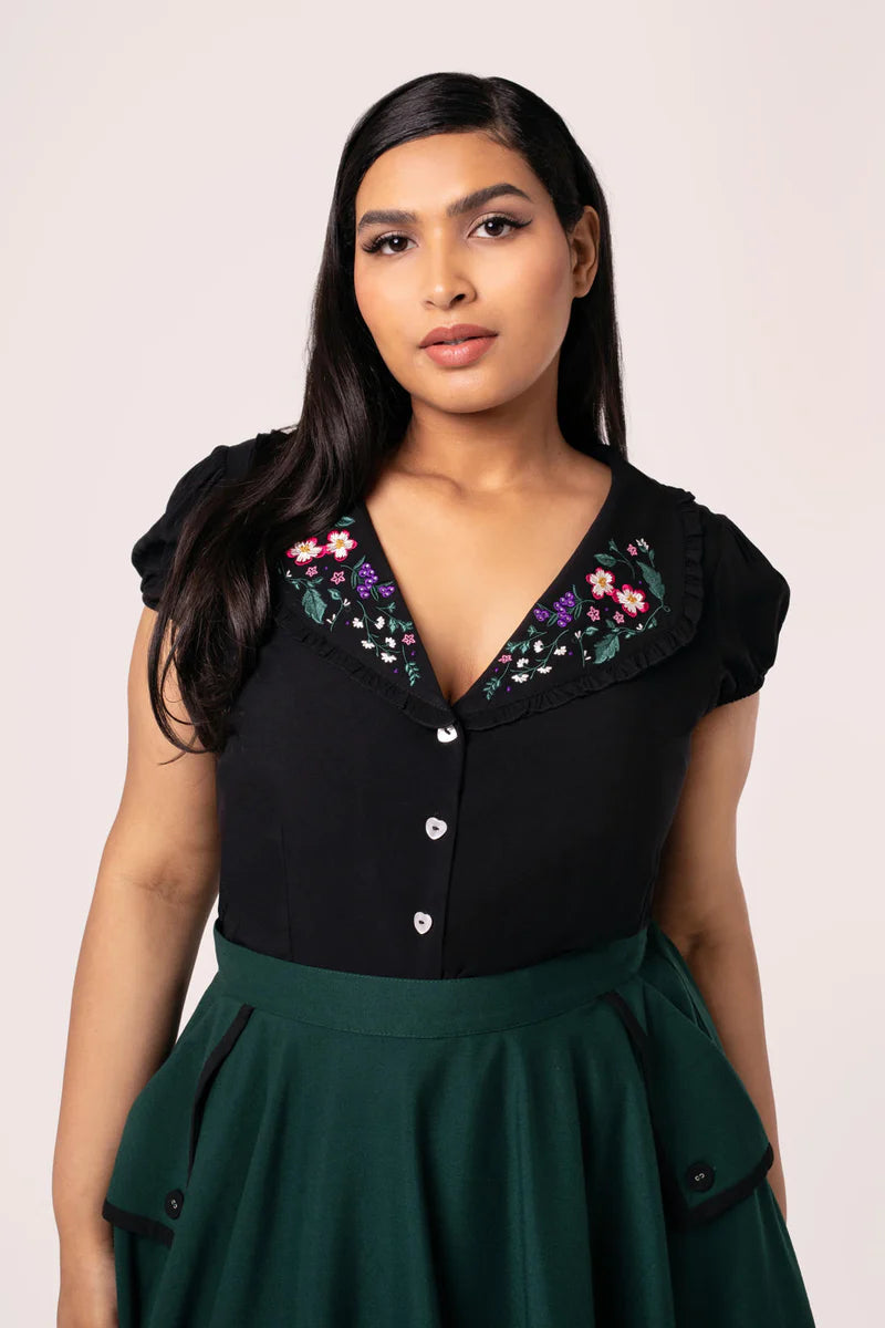 Winnie Blouse Black
