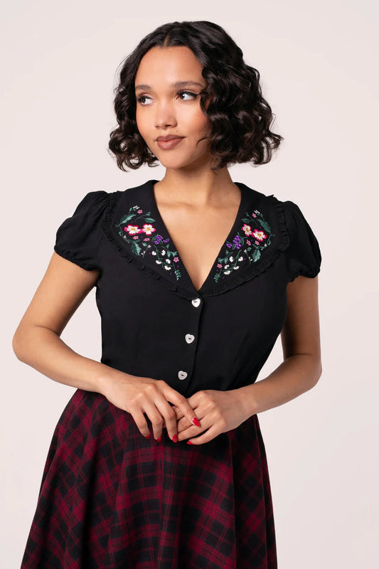 Winnie Blouse Black
