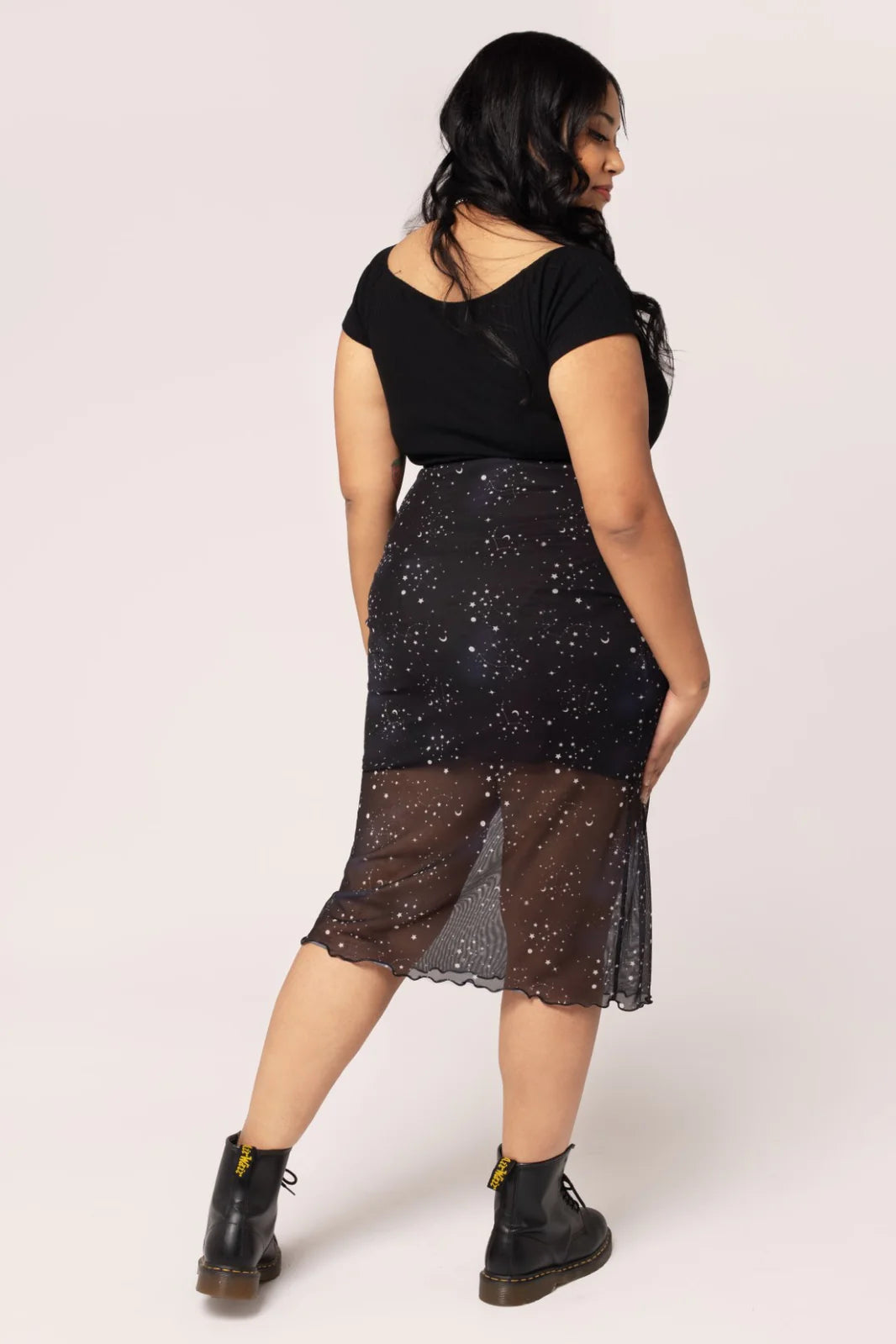Hell Bunny Zodiac Mesh Skirt