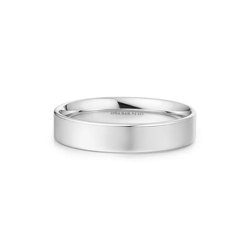 Silver Smooth Band 4mm